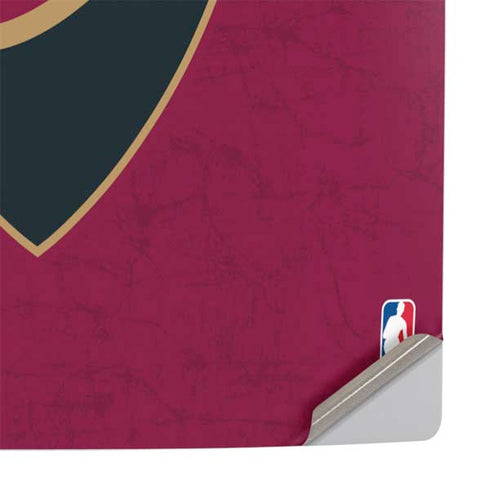 NBA Cleveland Cavaliers Distressed PS5 Pro Console Skin